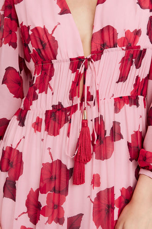 Borgo de Nor | Freya Hibiscus Maxi Dress | AU 8