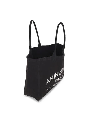Leo Canvas Tote | Black