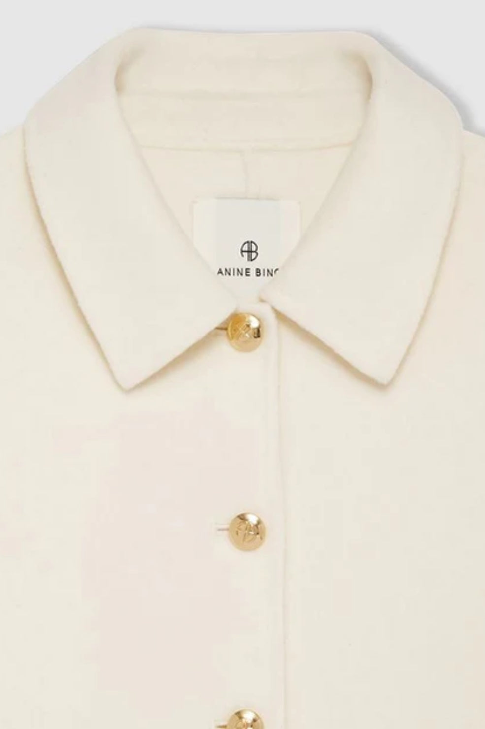 Luca Jacket | Ivory Cashmere Blend