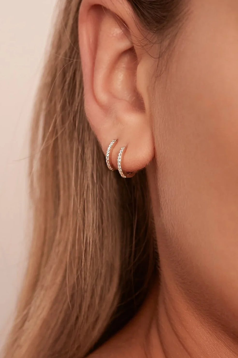 14k White Gold Celestial Sleepers