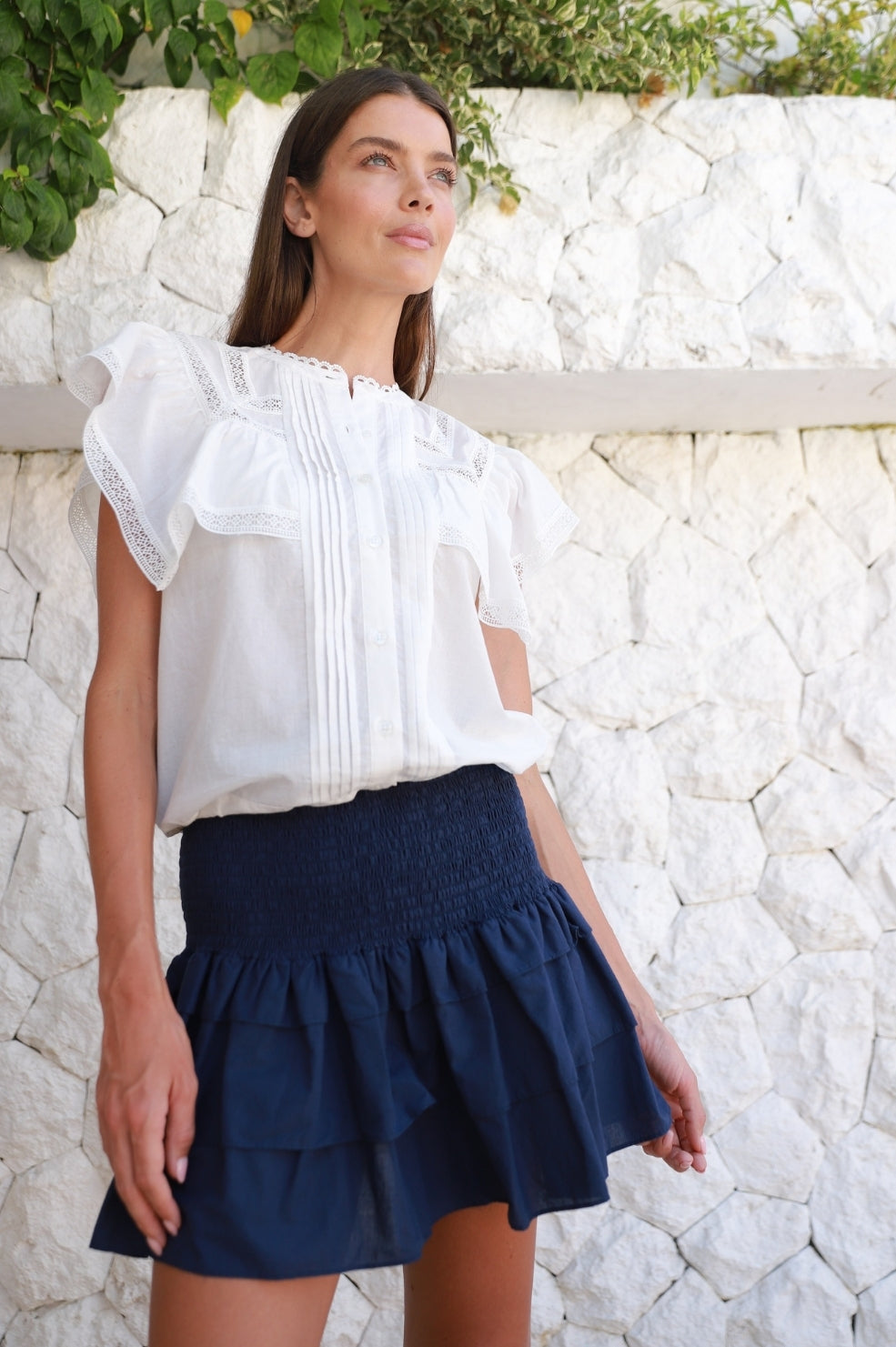 AMA Sloan Skirt | Navy