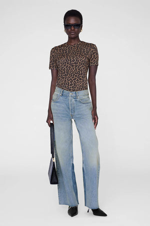 Sylvie Tee | Black And Brown Leopard