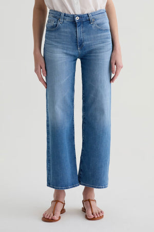 Saige Wide Leg Crop Jean | Oceanic