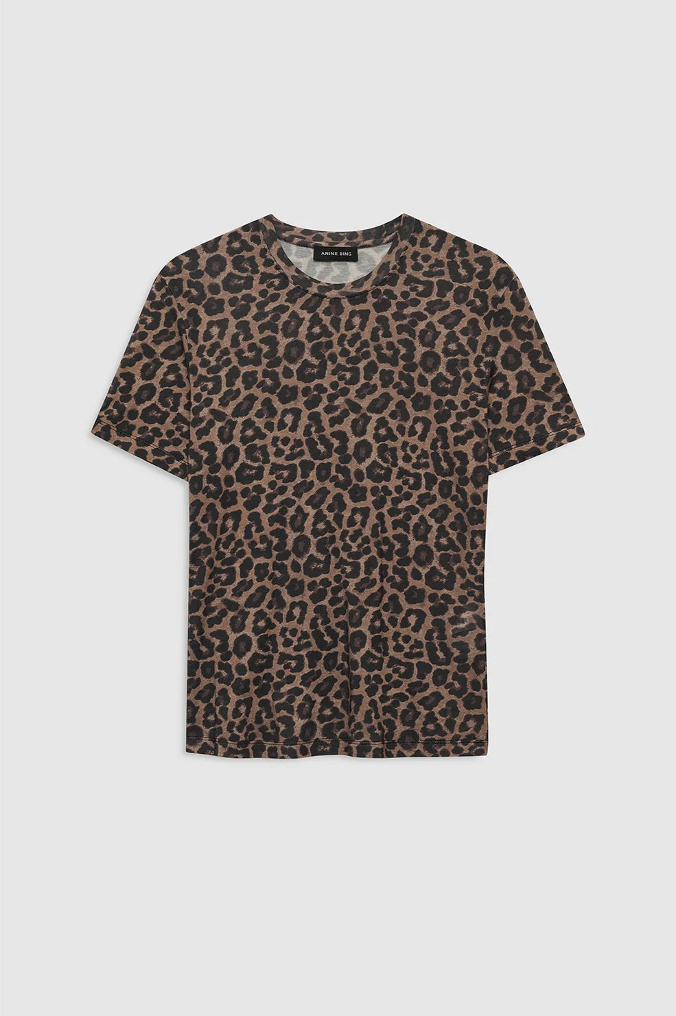 Sylvie Tee | Black And Brown Leopard