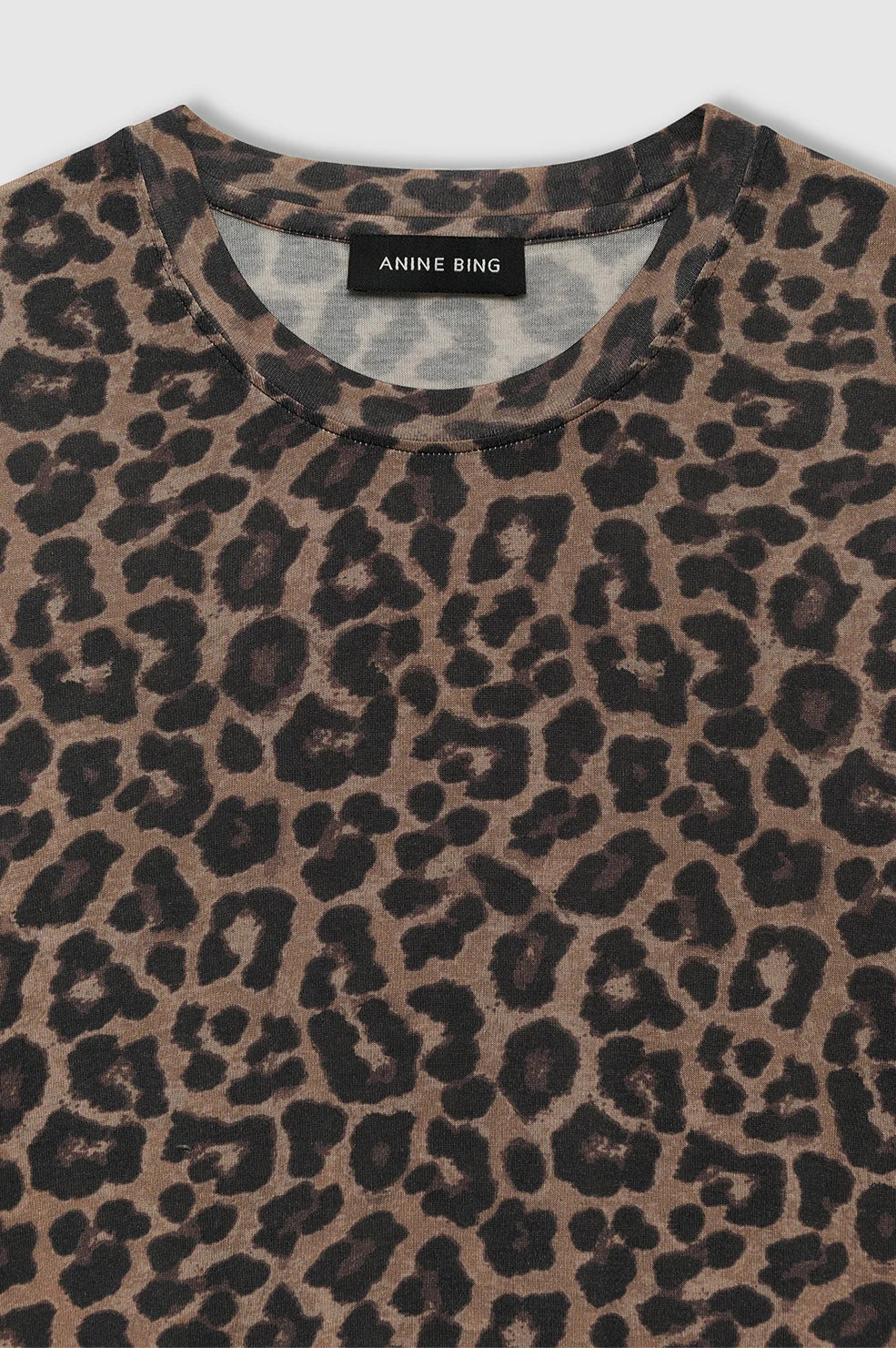 Sylvie Tee | Black And Brown Leopard