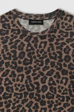 Sylvie Tee | Black And Brown Leopard