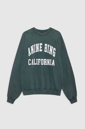 Miles Sweatshirt Anine Bing | Washed Dark Sage