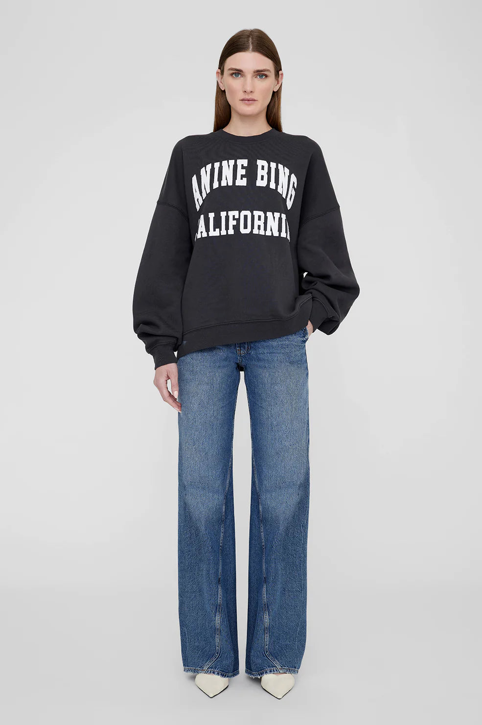Miles Sweatshirt Anine Bing | Vintage Black