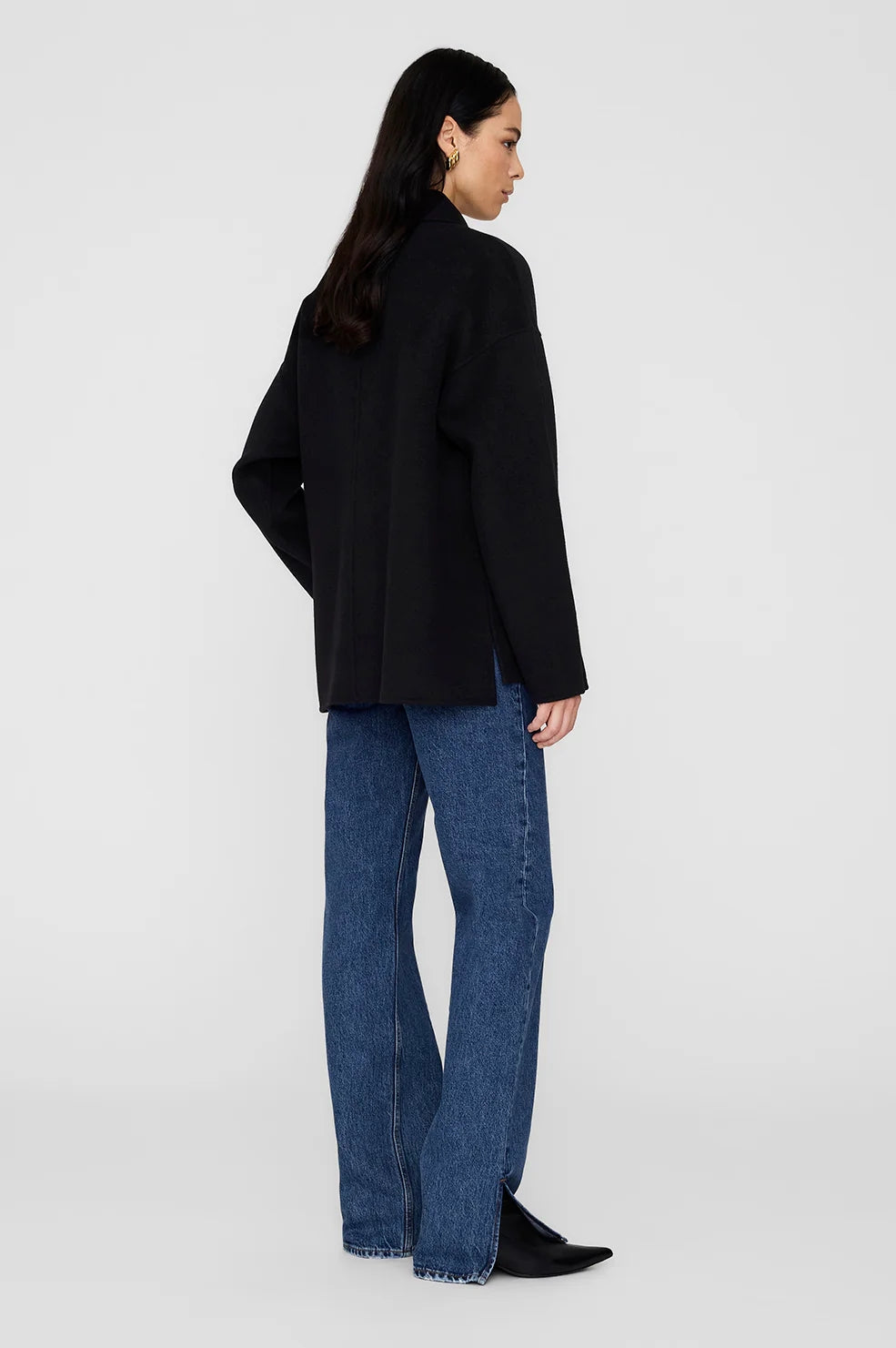 Luca Jacket | Black Cashmere Blend
