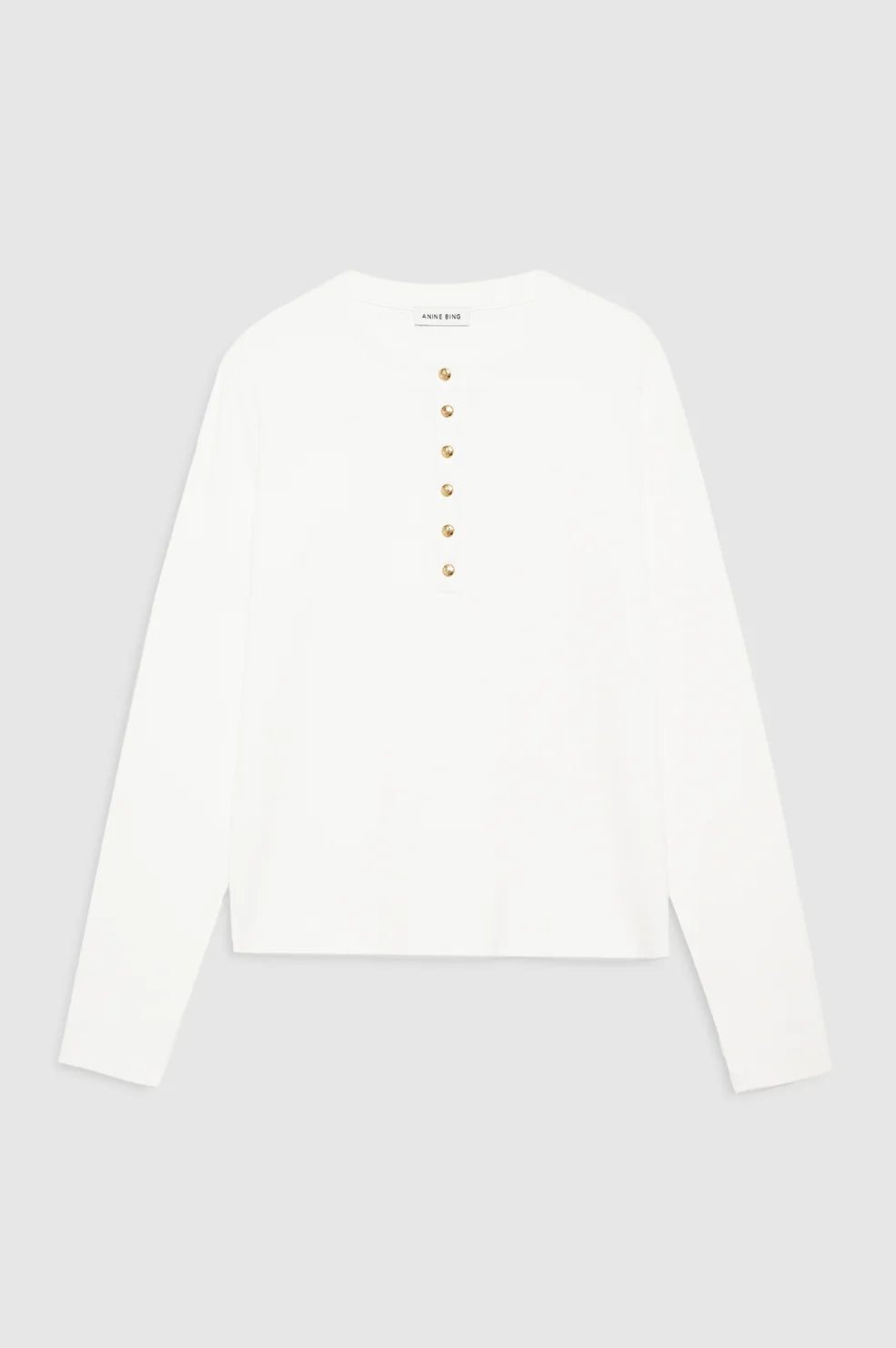 Alessia Long Sleeve Tee | Ivory