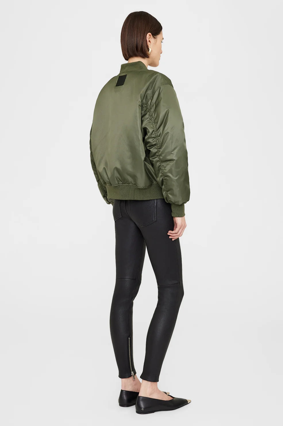Leon Bomber | Army Green