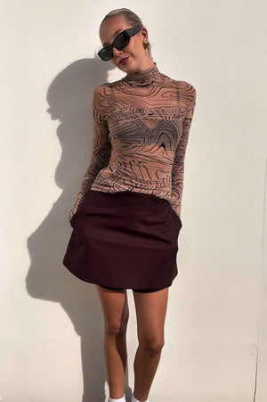 Stella McCartney | Burgundy Skort | AU 8