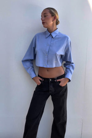 Chiara Ferragni | Eye Star Cropped Shirt | AU 8