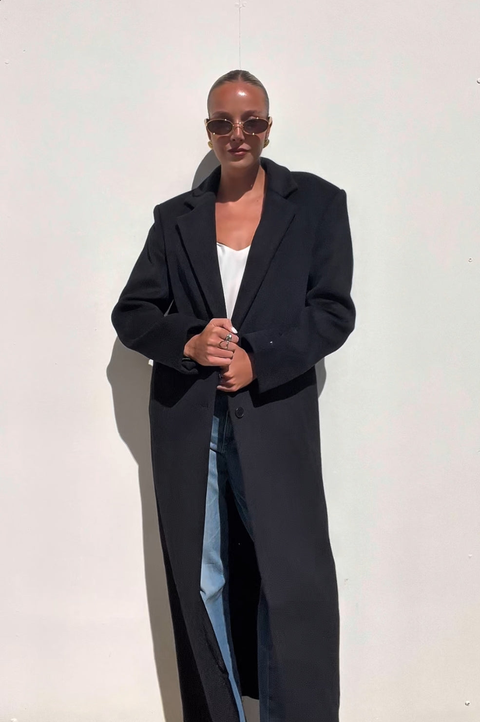 Henne | Marcella Coat Black | AU 6