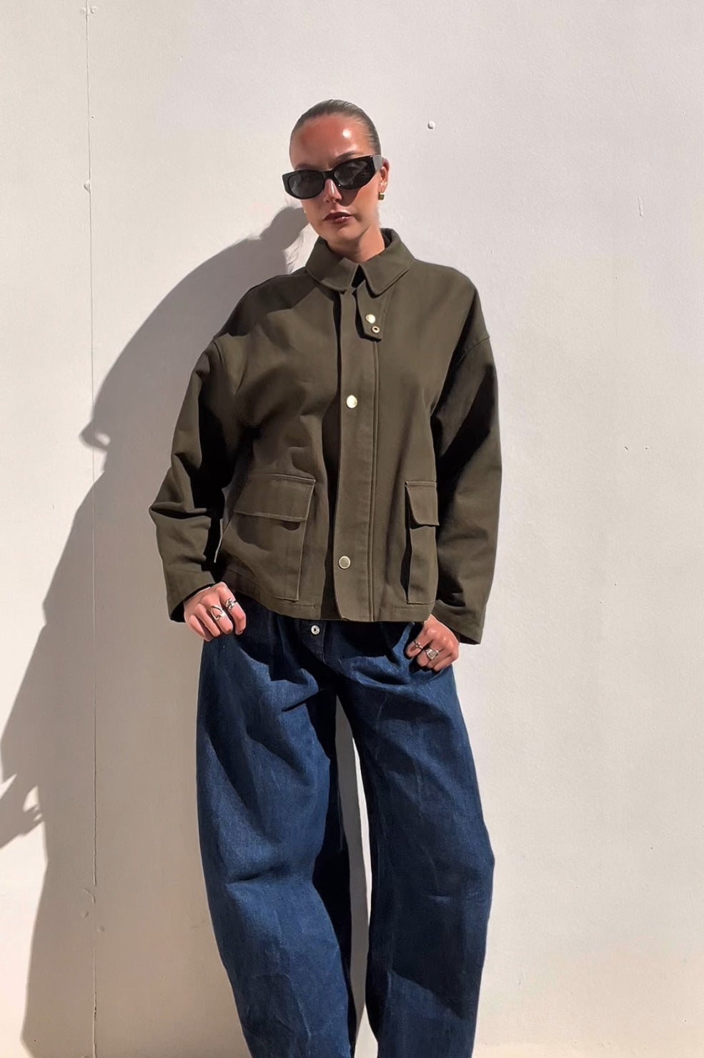 Nili Lotan | Gaspard Jacket Army Green | AU 10