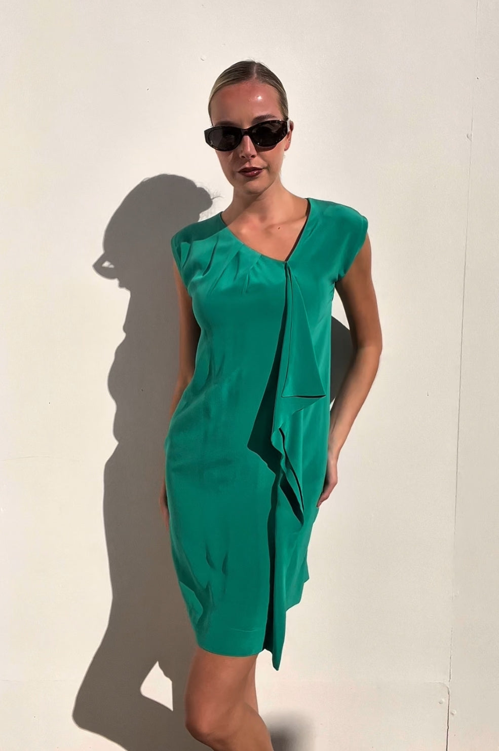 Ross & Bute | Emerald Sleeveless Dress | AU 8