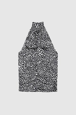 Brooke Top | Black and White Heart
