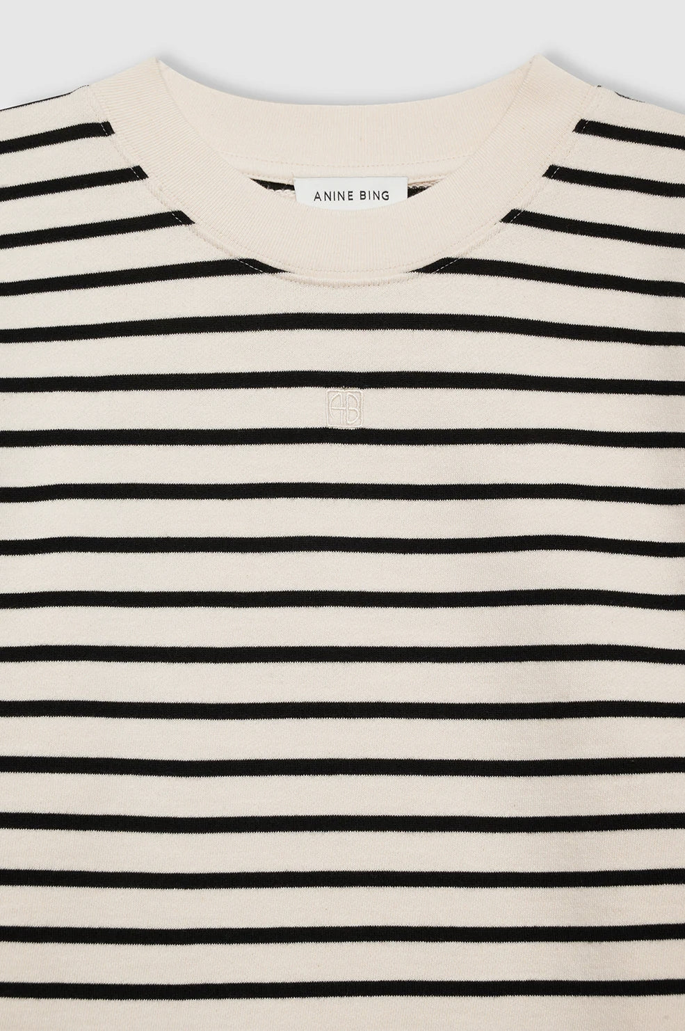 Mona Dress | Black Stripe French Terry