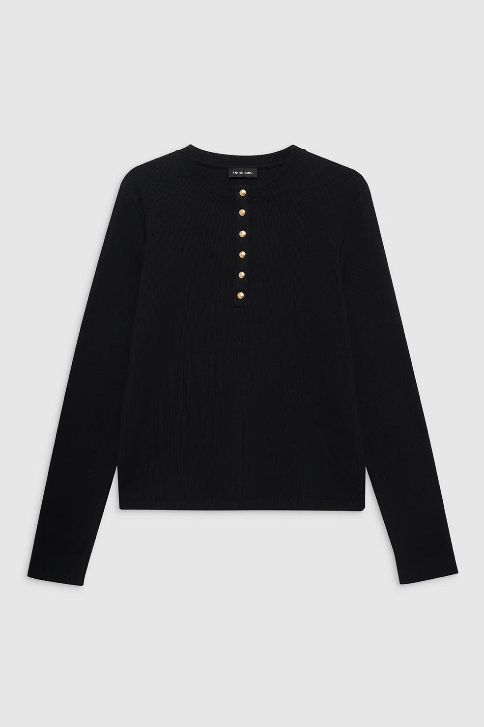 Alessia Long Sleeve Tee | Black