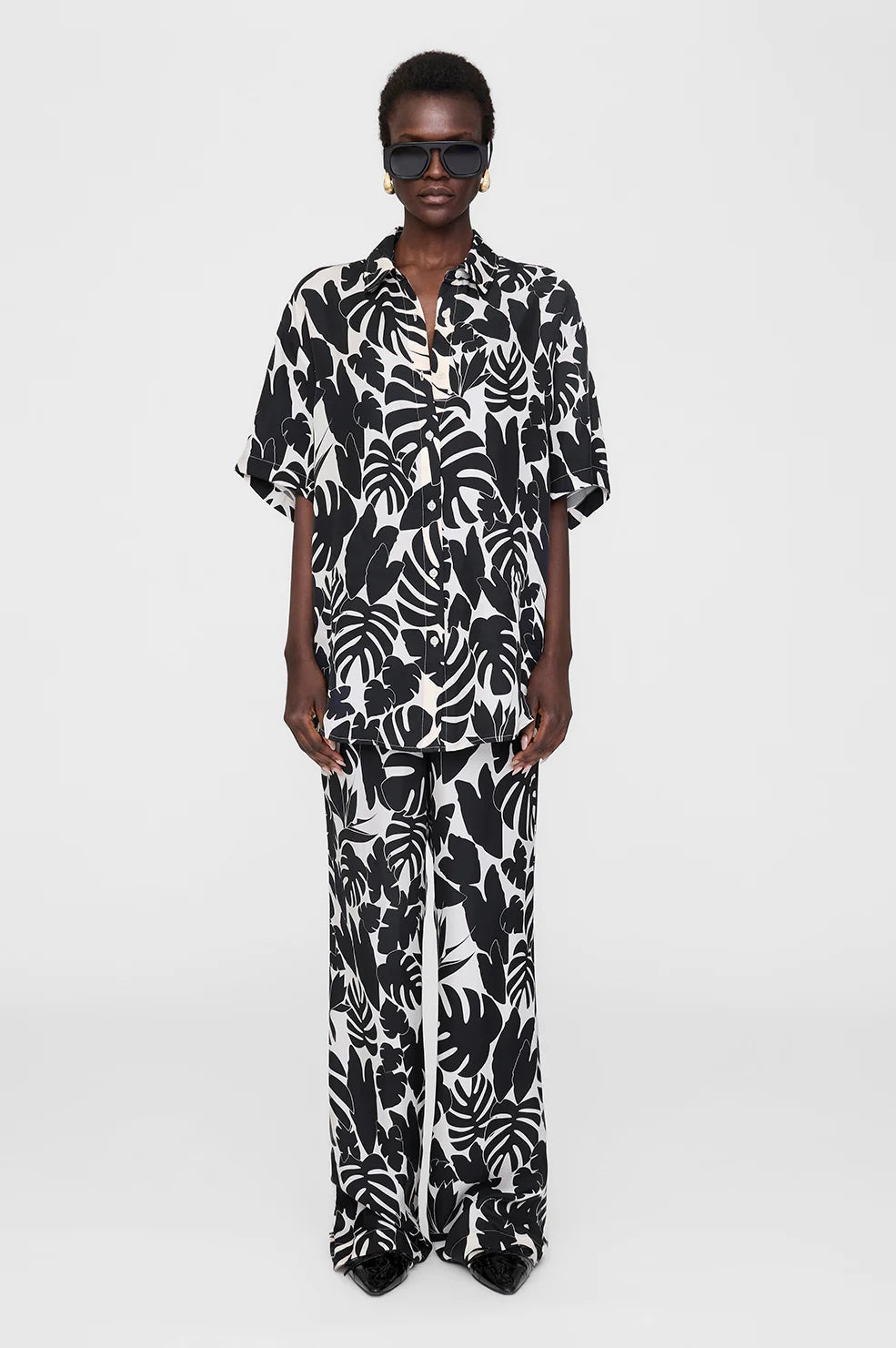 Elain Pant | Black Bird Of Paradise