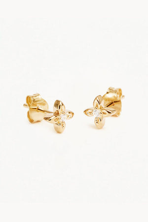 Live in Light Stud Earrings | Gold