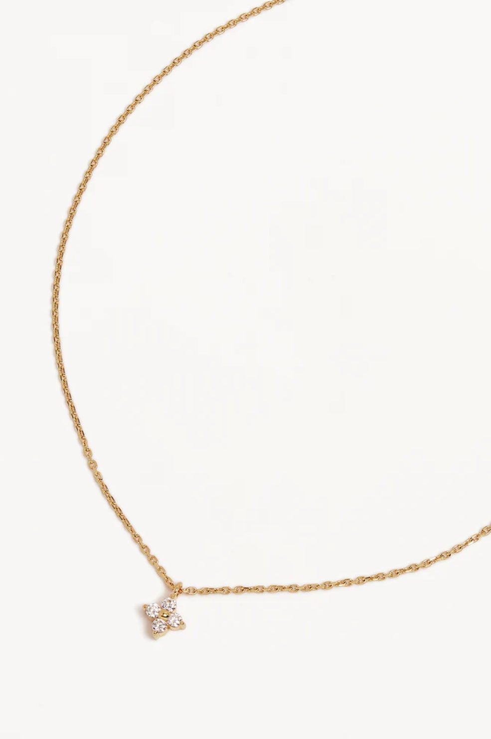 Gold Crystal Bloom Necklace
