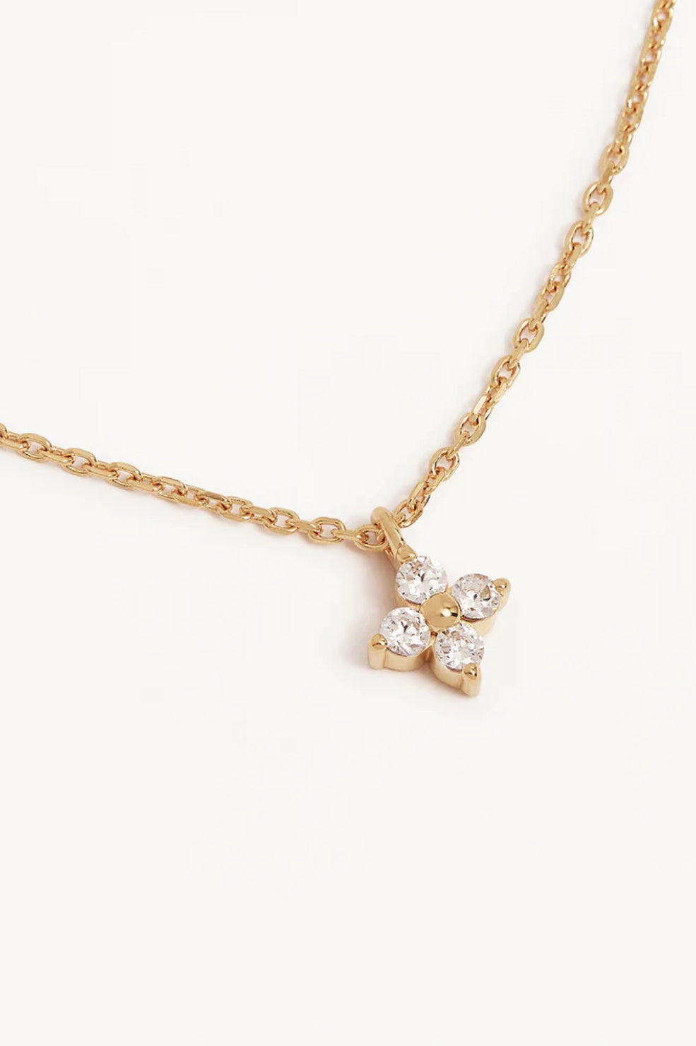 Gold Crystal Bloom Necklace