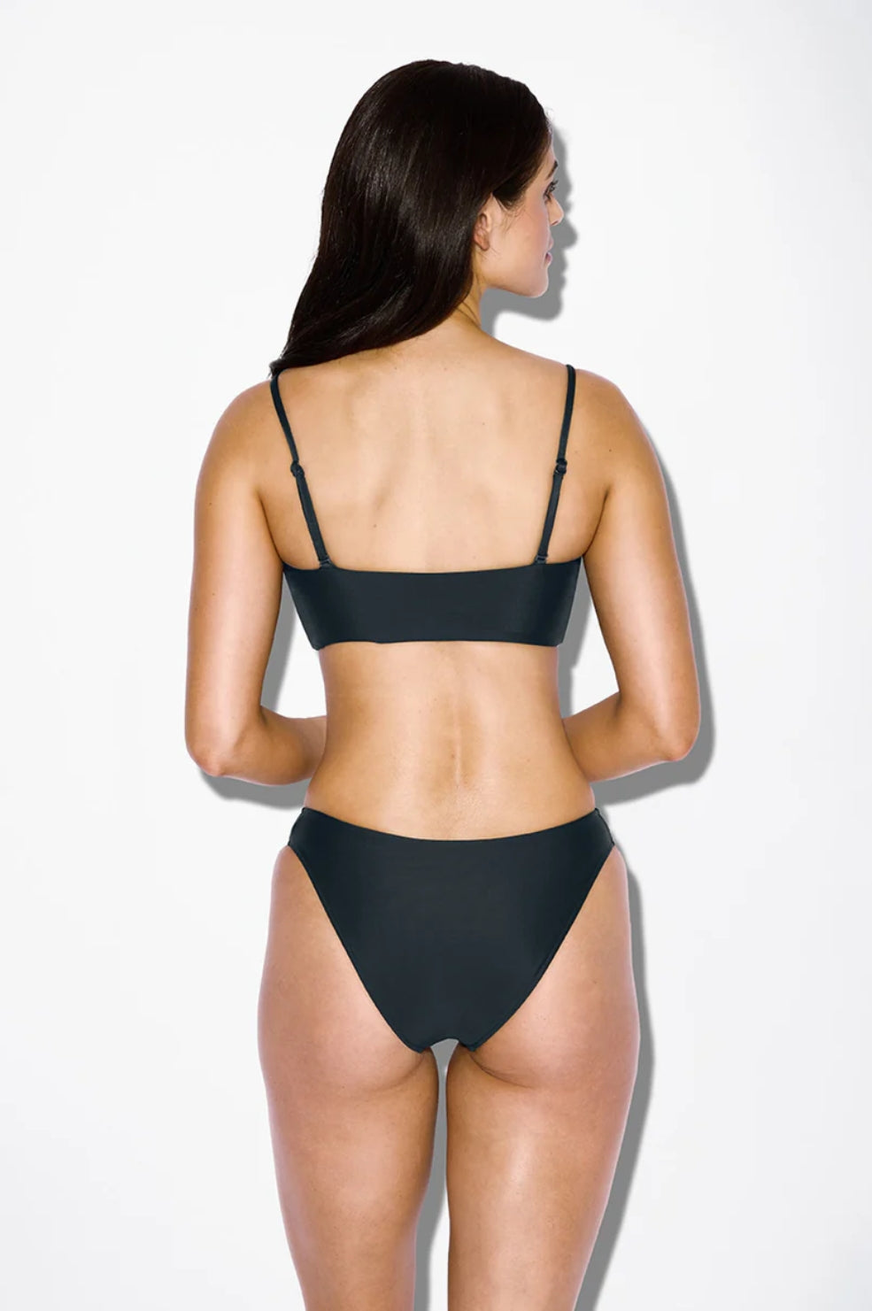 Bustier Bandeau Bikini Top | Nero