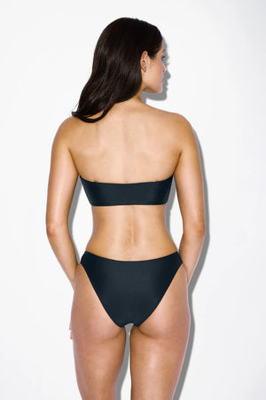 Bustier Bandeau Bikini Top | Nero