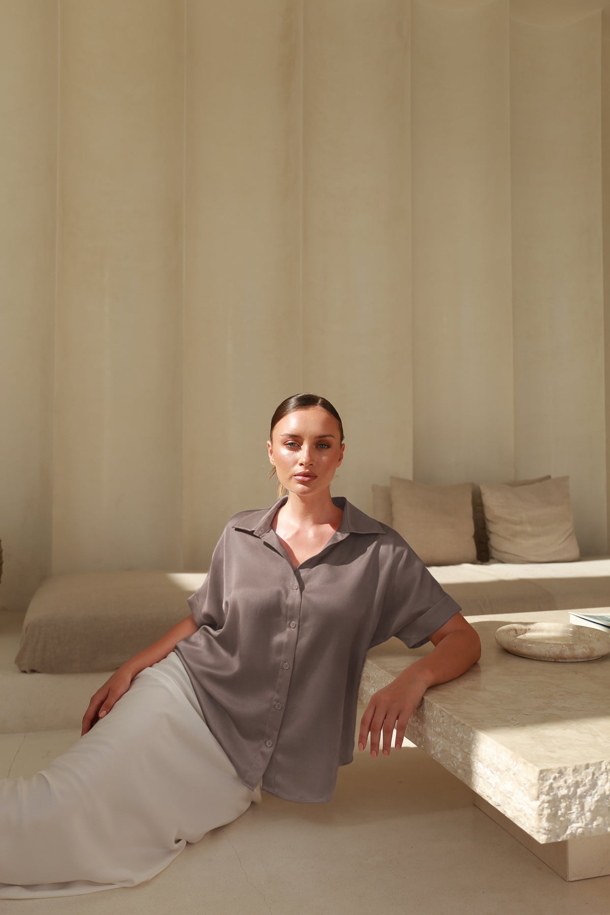 Harper Blouse | Mocha