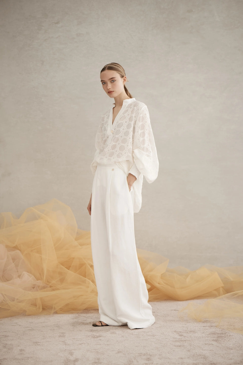 Riviera Pant | Ivory