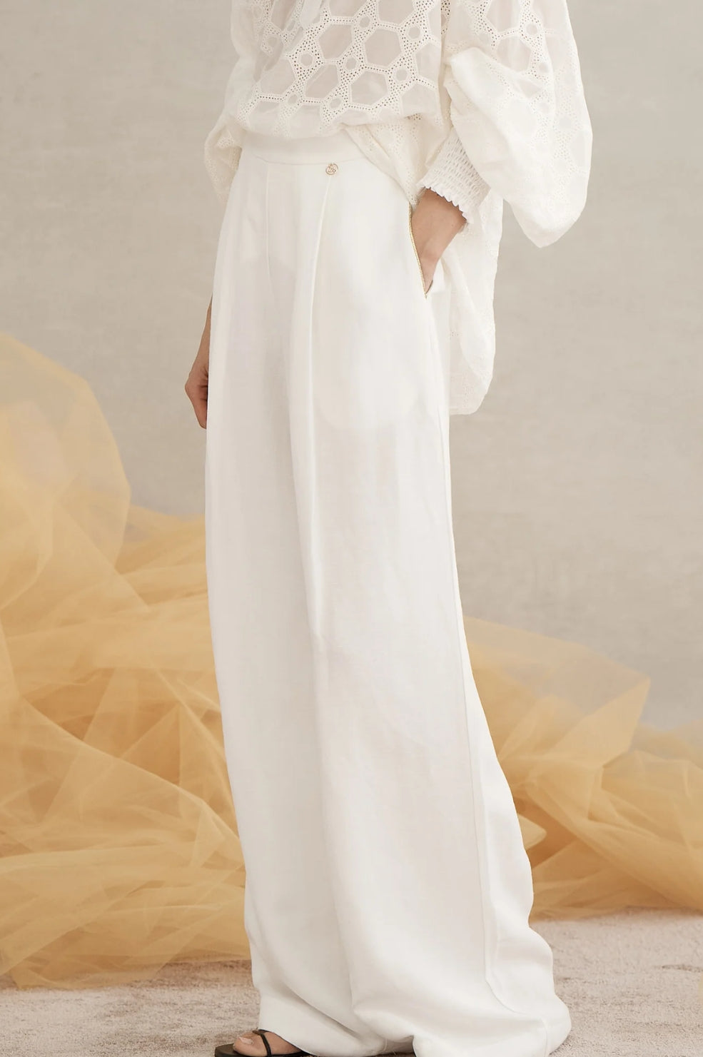 Riviera Pant | Ivory