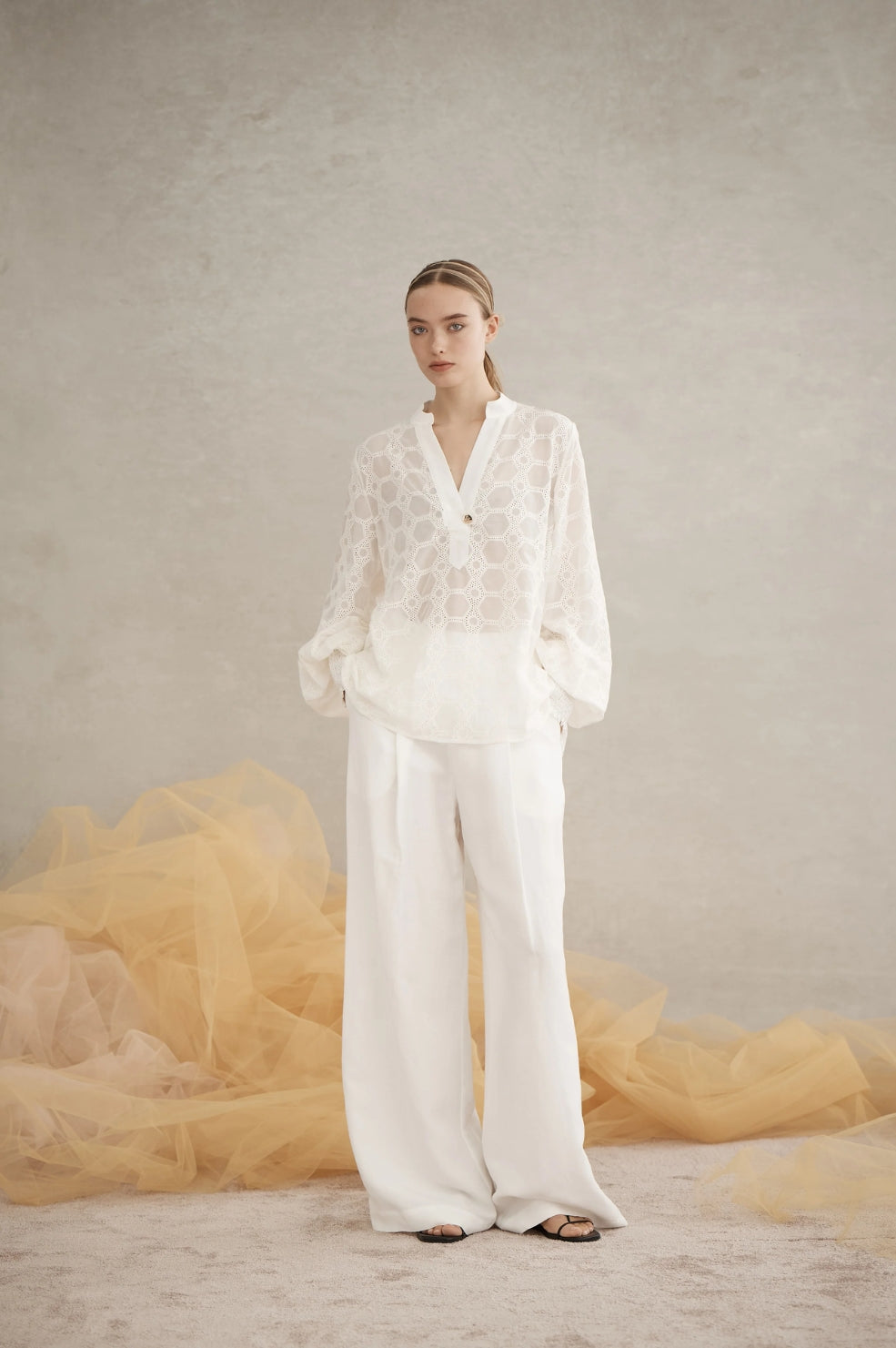 Riviera Pant | Ivory