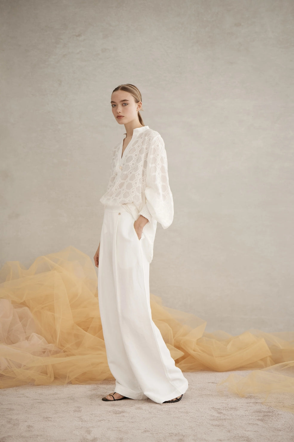 Riviera Pant | Ivory