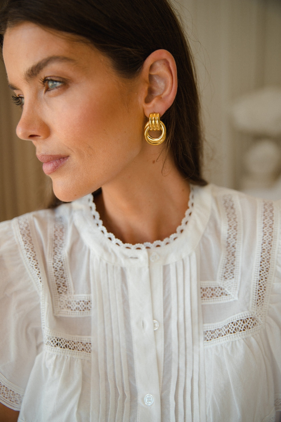 Marais Earrings | Gold