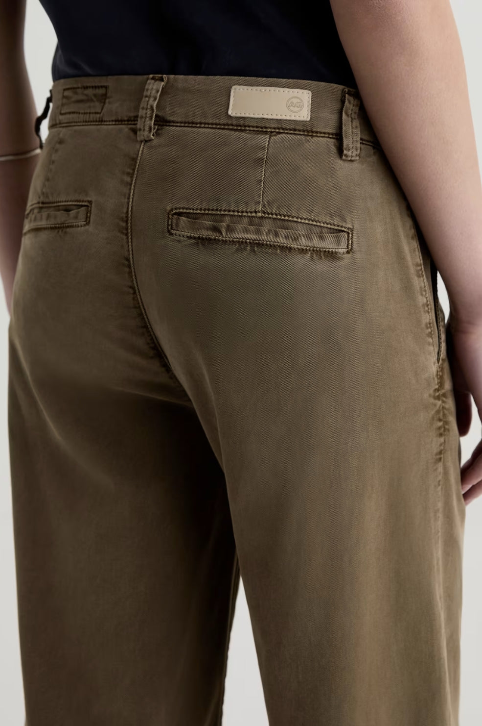 Caden Wide Leg Jean | Sulfur Mossy Taupe