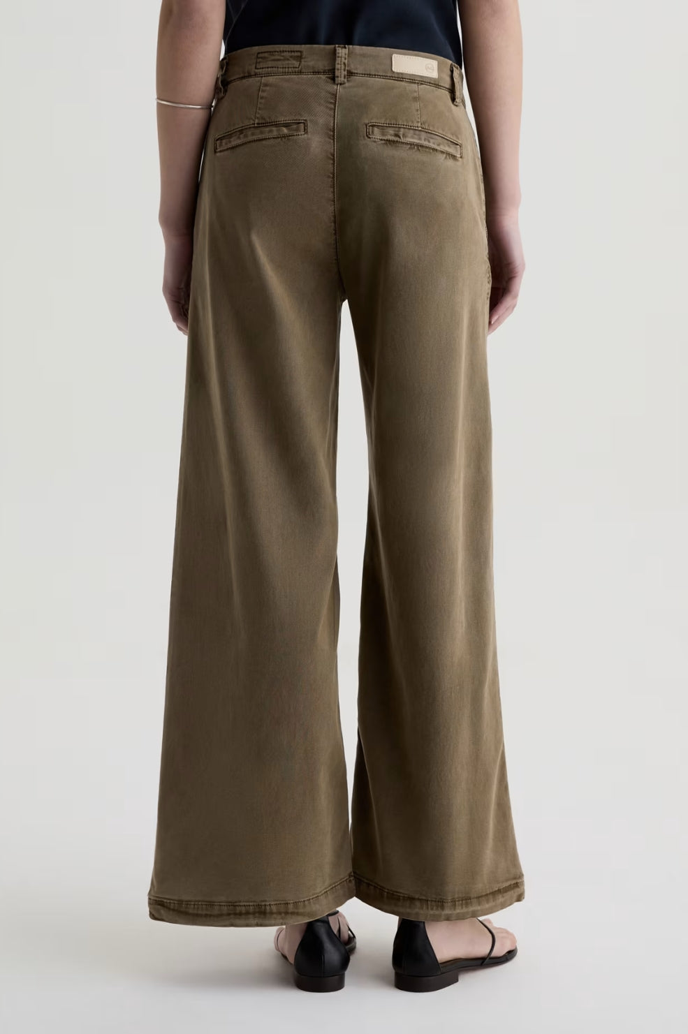 Caden Wide Leg Jean | Sulfur Mossy Taupe