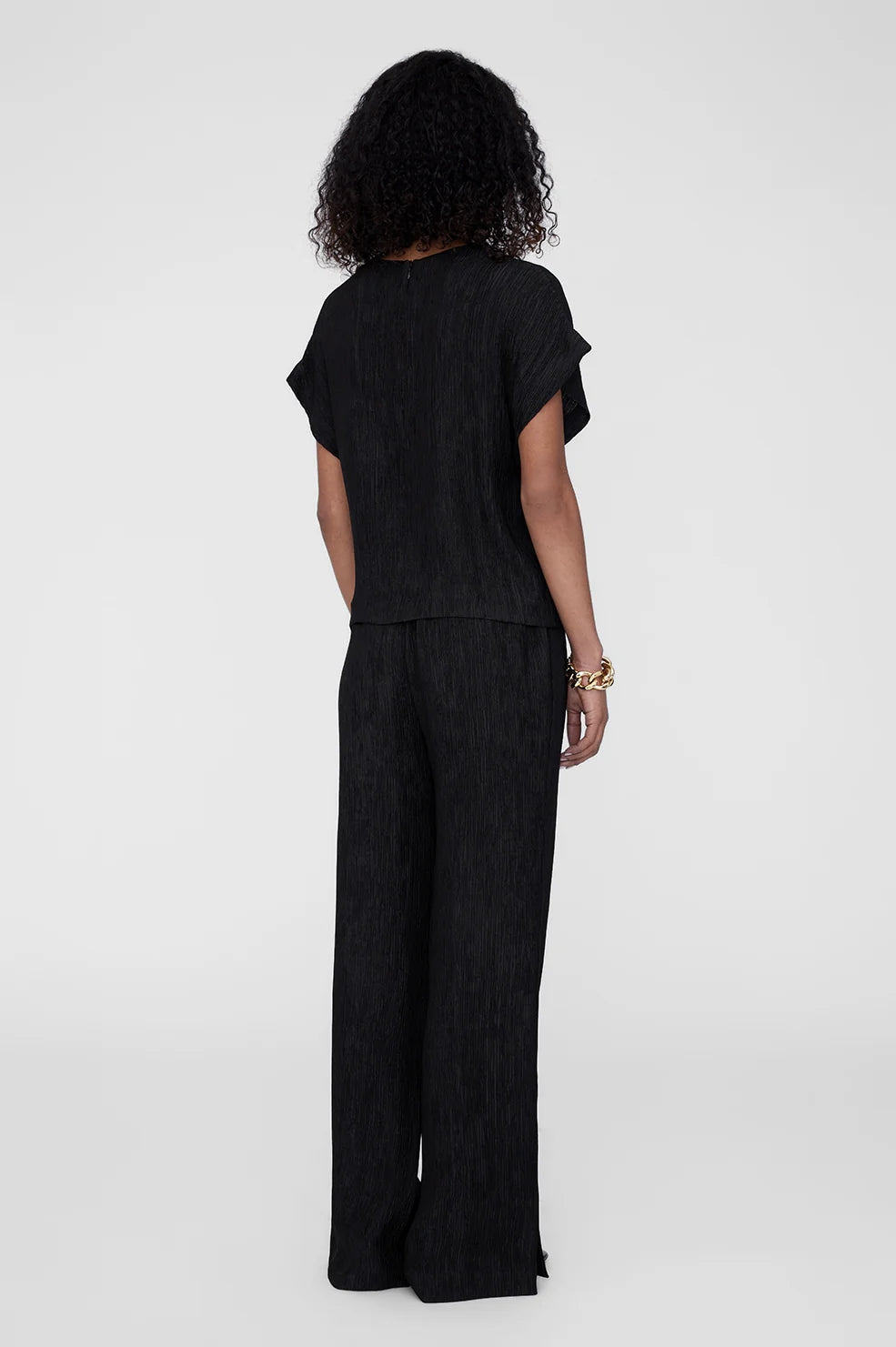 Jollie Top | Black Crinkle