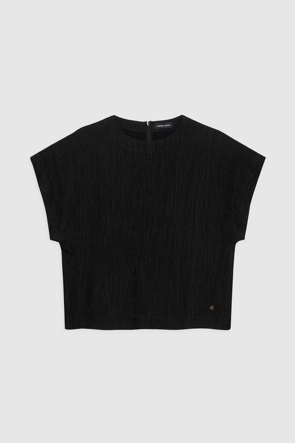 Jollie Top | Black Crinkle