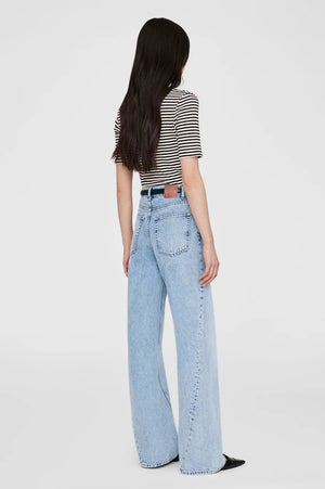 Alessia Tee | Cream and Black Stripe