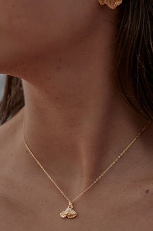 Gold Ocean Whisper Necklace