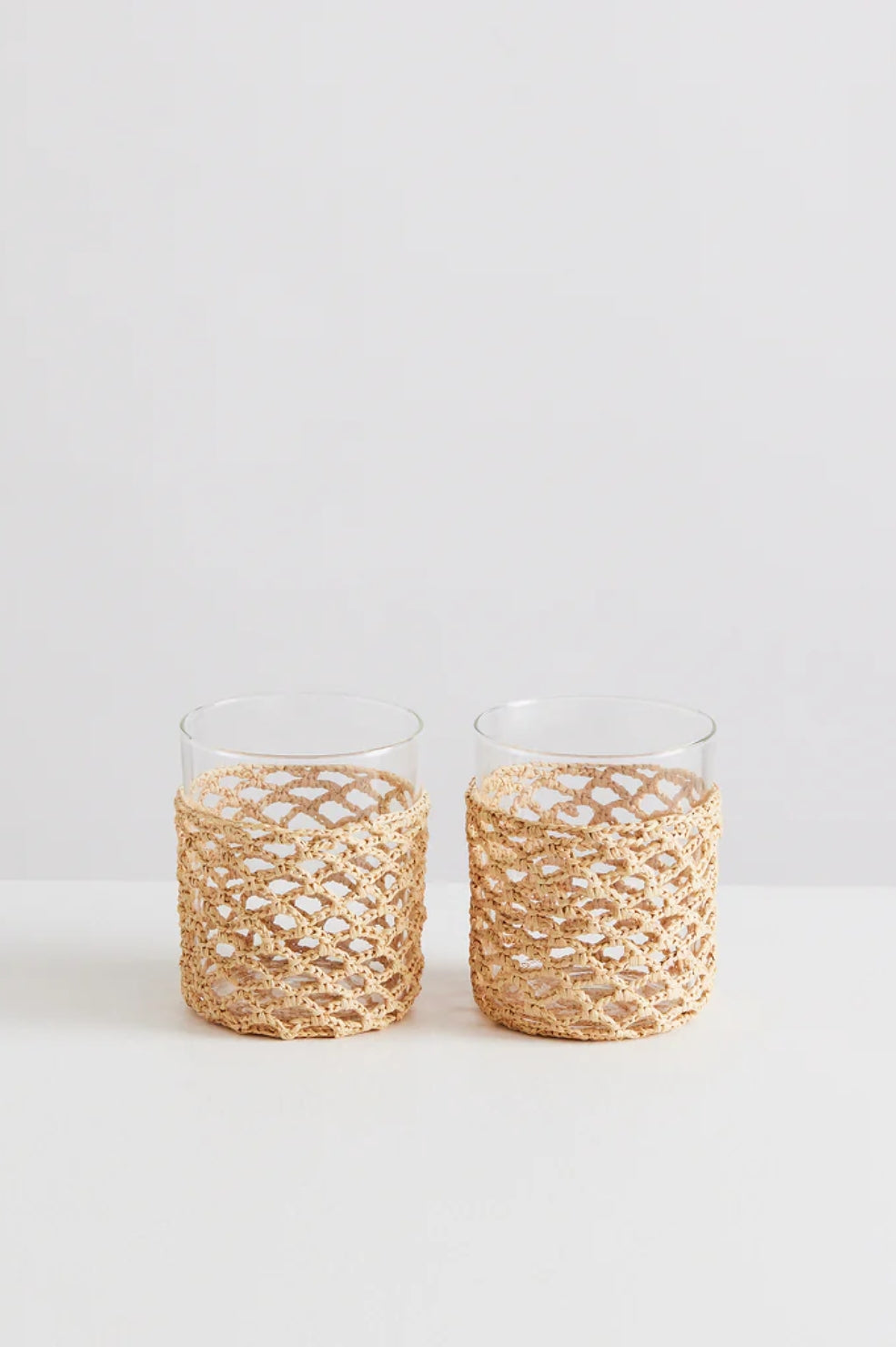 2 Palamós Gobelets | Clear & Natural
