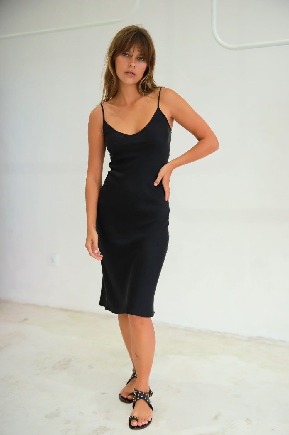 New York Dress | Black Silk CDC