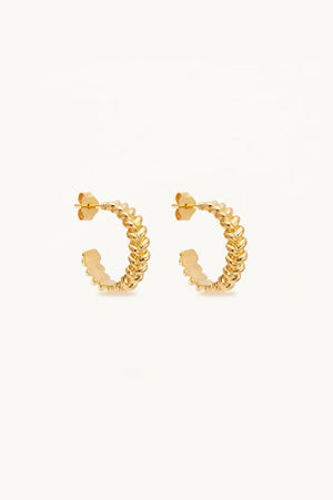 Intertwined Large Hoops | Gold