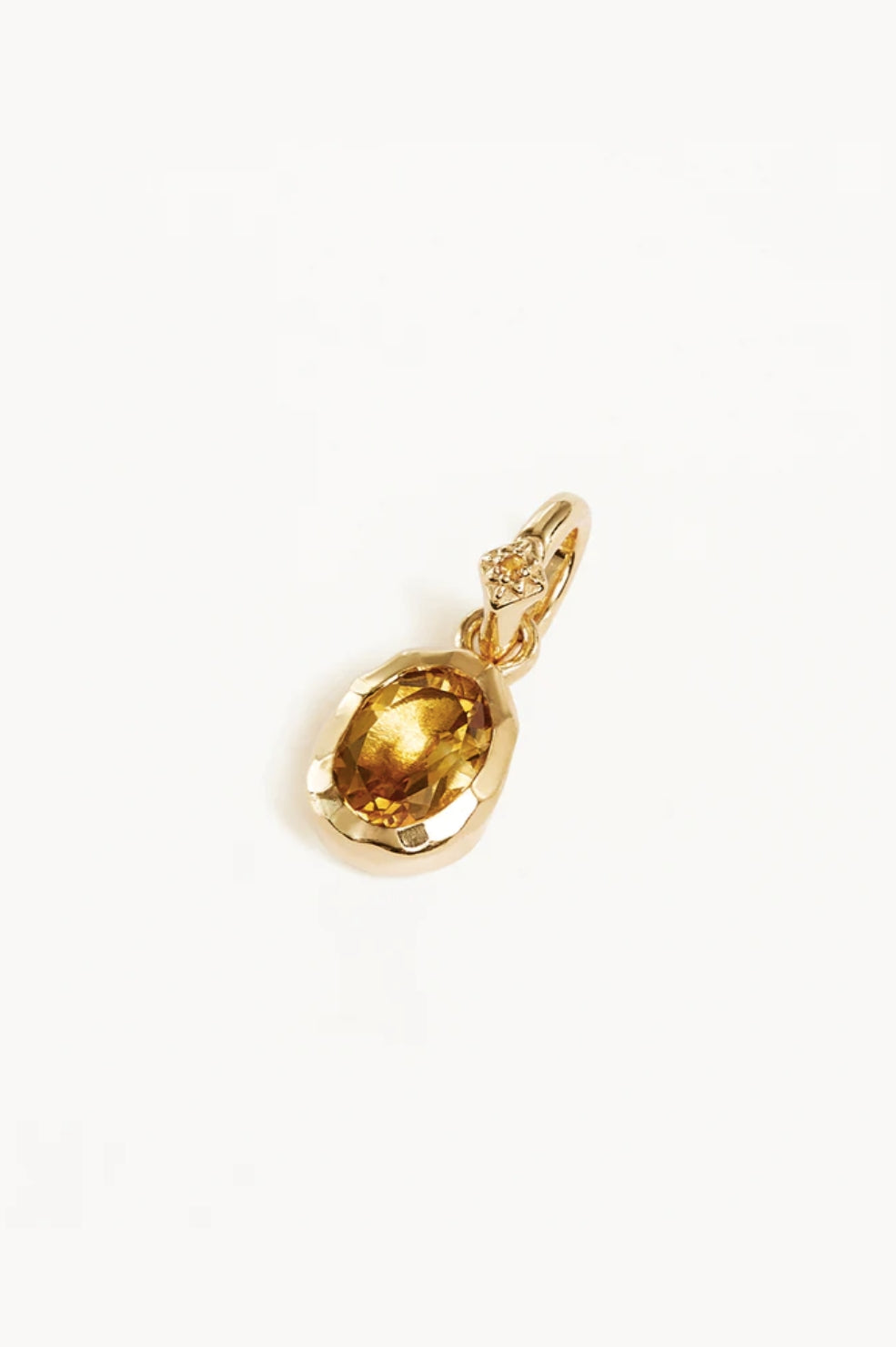 Sacred Jewel Citrine Pendant | Gold