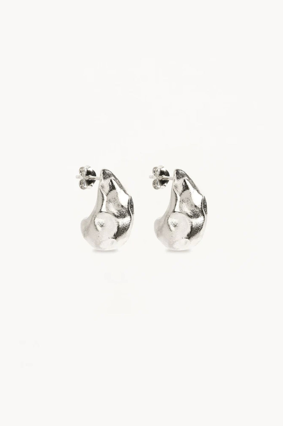 Wild Heart Large Earrings | Silver