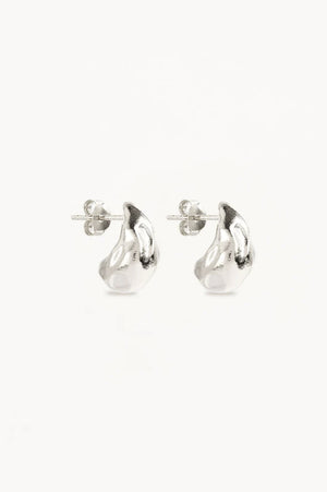 Wild Heart Small Earrings | Silver