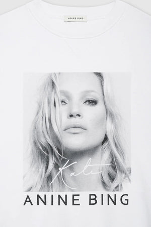 Ramona Sweatshirt Kate Moss | White