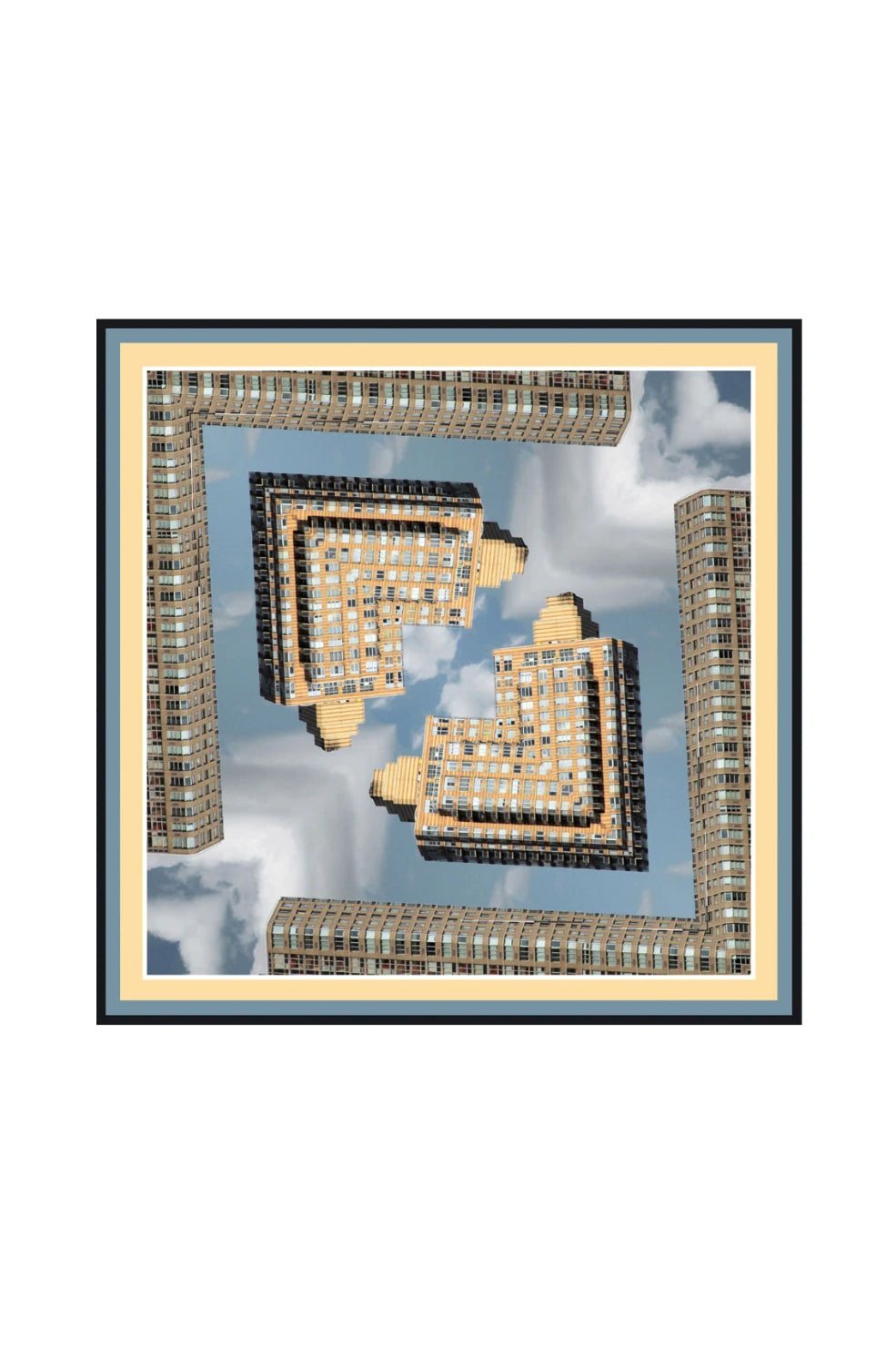 Hells Kitchen Study Large Square Scarf