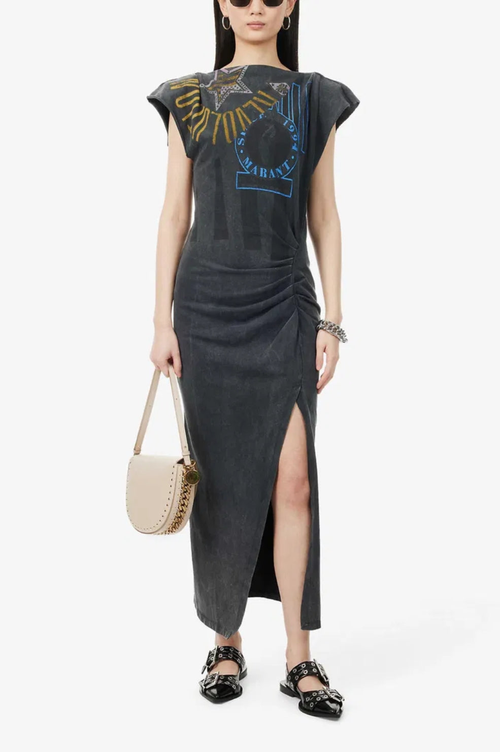 Isabel Marant | Nadela Dress Faded Black | AU 12